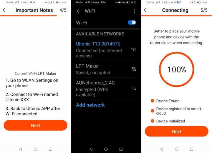 Ultenic T10 WiFi configuration