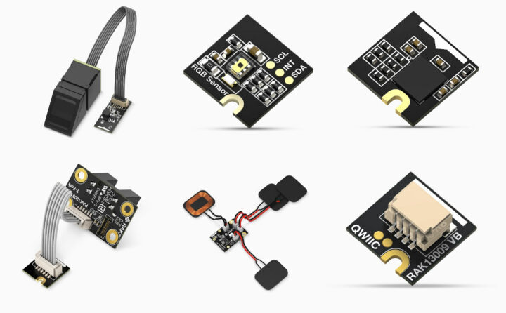 WisBlock FingerPrint, RGB Sensor, T-Fork, Induction, Qwicc modules