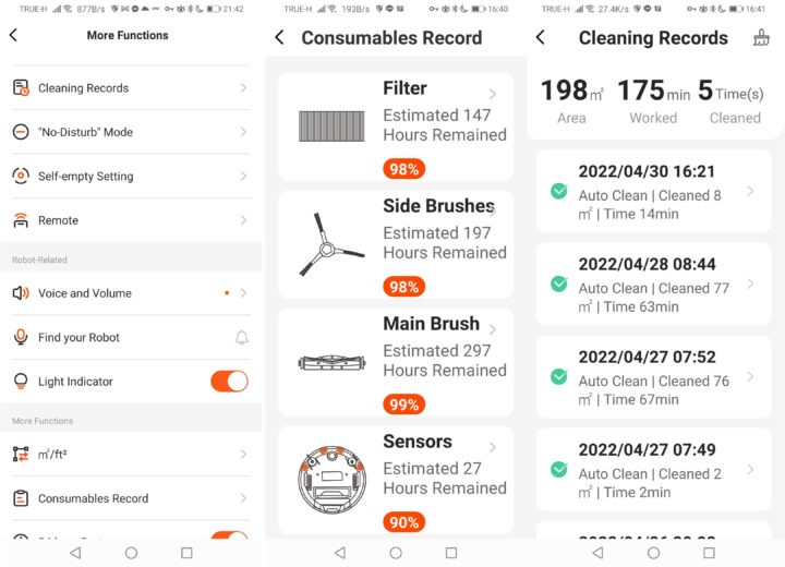 consumables record cleaning records