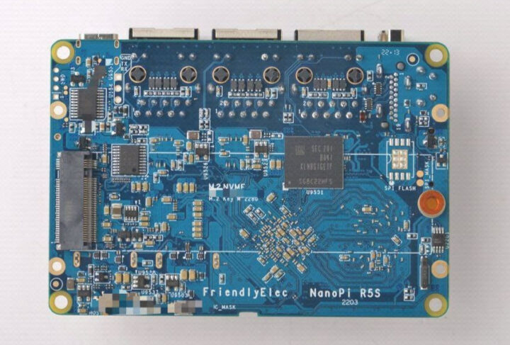 Arm Router SBC with M.2 NVMe SSD, SPI flash