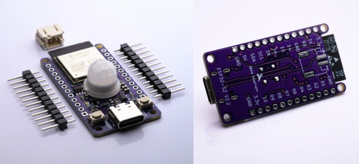 Battery-powered ESP32-S2 PIR motion sensor board