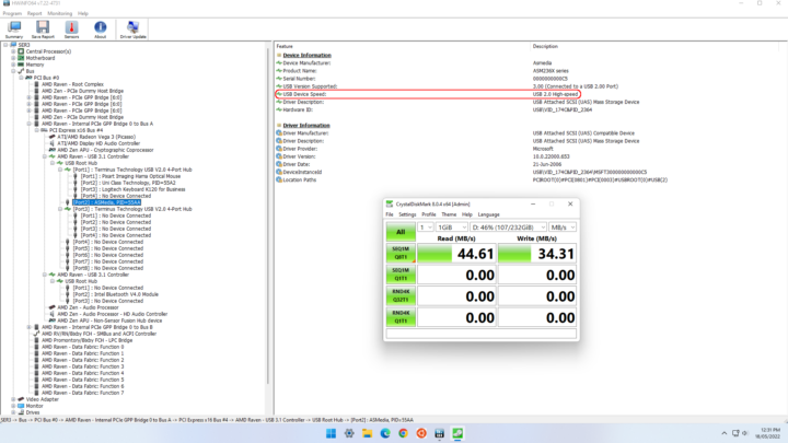 Beelink SER3 Windows 11 usb 2.0 only