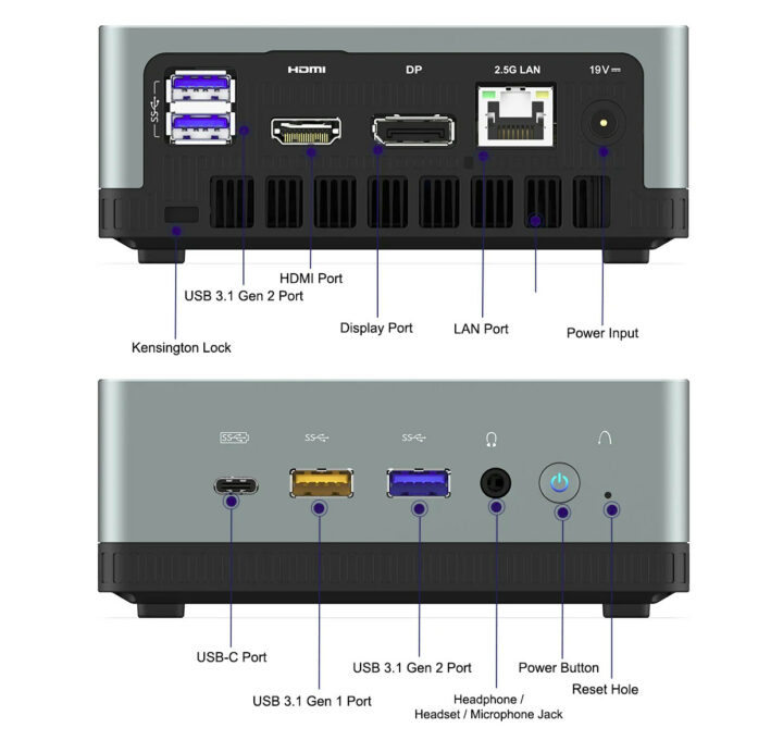 DeskMini UM350 specifications