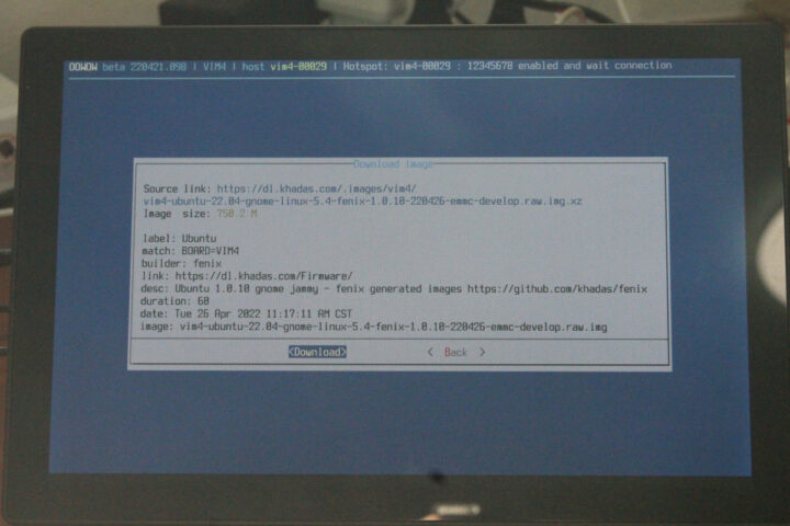 Descargar Ubuntu 22.04 Amlogic A311D2