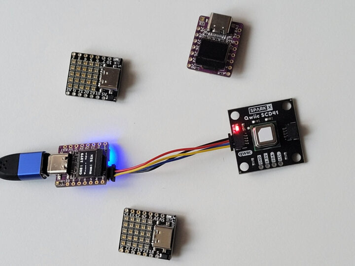 ESP32-C3 Qwiic SCD41 environmental sensor