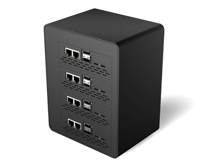 Rockchip RK3588 four-node cluster box