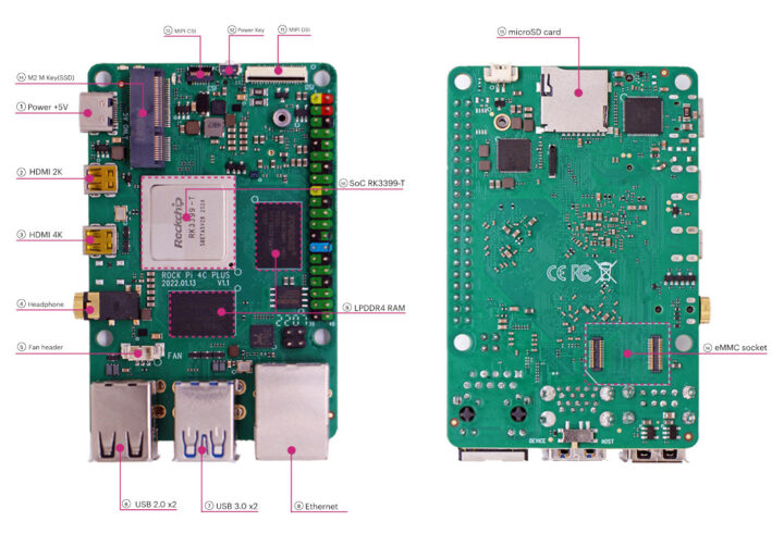 Rock Pi 4 Model C+