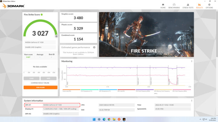 egpu fire strike