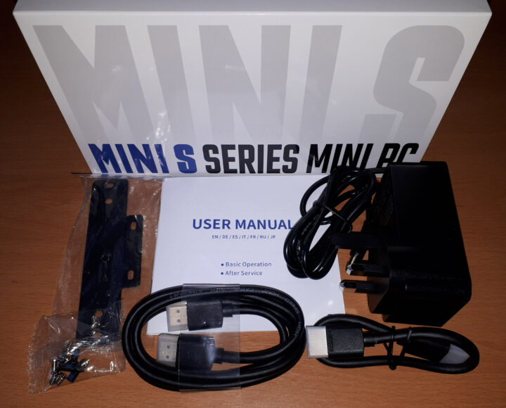 Beelink MINI S power supply & user manual