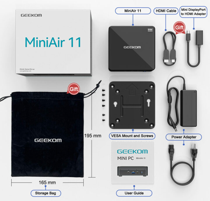 GEEKOM MiniAir 11 power supply user manual