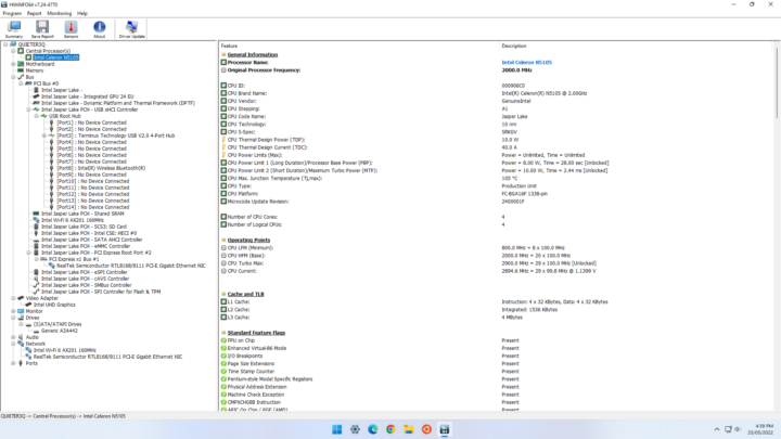 Quieter3Q HWInfo64 windows configuration