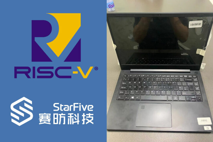 computadora portátil RISC-V