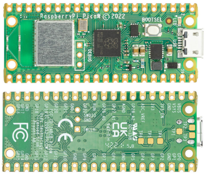 Placa Raspberry Pi Pico con WiFi