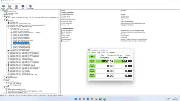 windows 11 front usb 3.1 speed