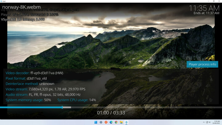windows 11 norway 8k video