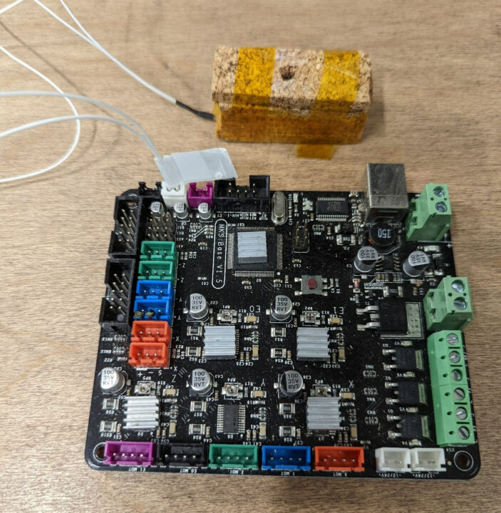 3D printer-board laser power measurement