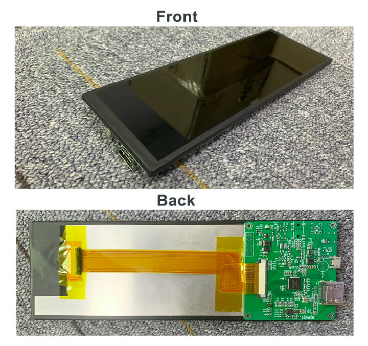 Pantalla ultraancha Raspberry Pi de 7,9 pulgadas