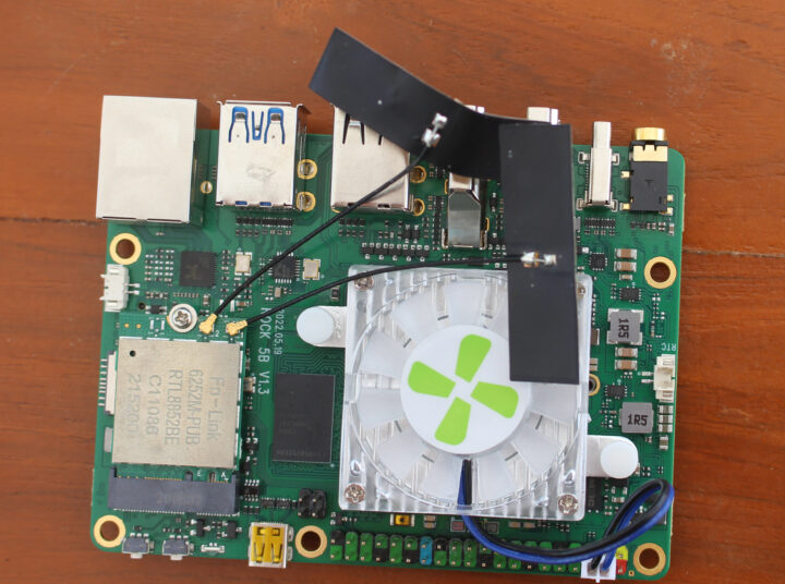 RK3588 SBC with RTL8852BE WiFi 6E module