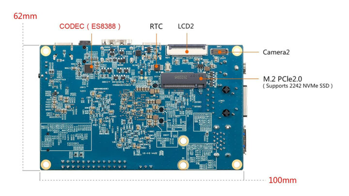 RK3588S SBC M.2 NVMe SSD