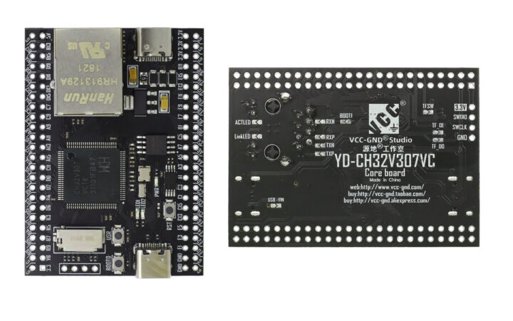 VCC-GND Studio CH32V307 RISC-V Ethernet board