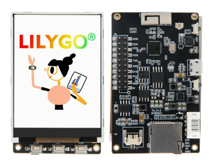 2.4-inch display ESP32 board battery charging