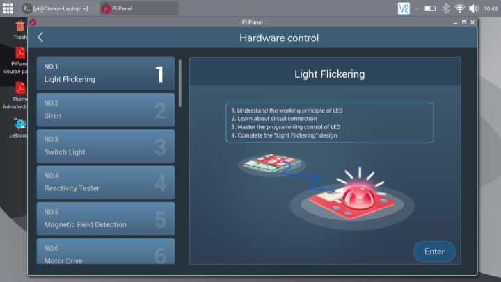 CrowPi L Hardware Control