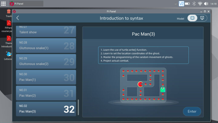 CrowPi L Python games programming