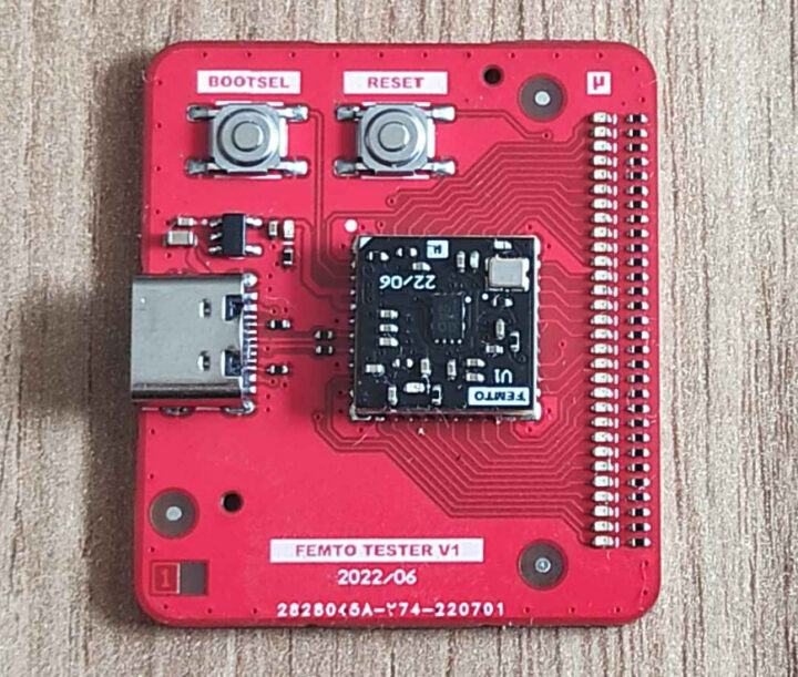 Femto tester v1