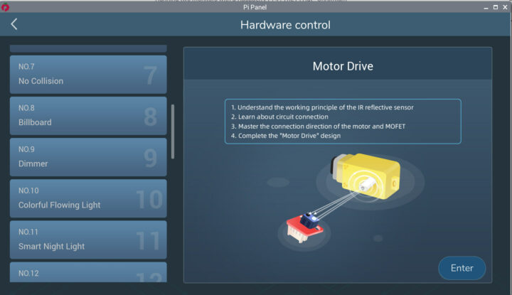 Raspberry Pi 4 Laptop Motor Drive lesson