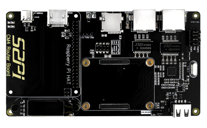 Raspberry Pi CM4 router board with HAT support