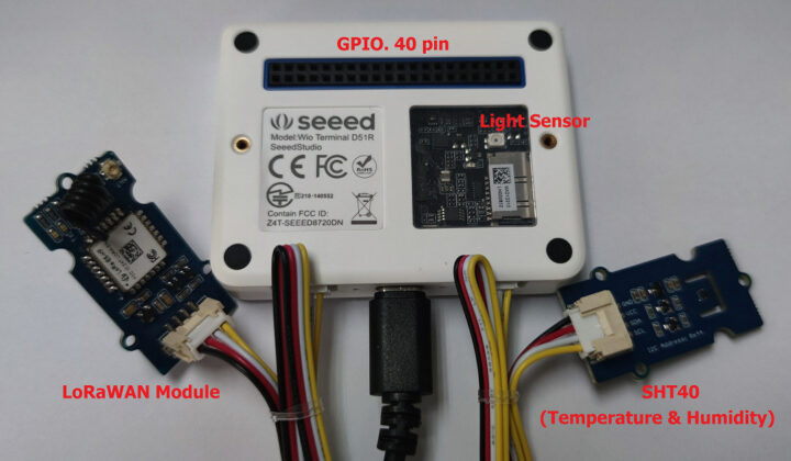 SenseCAP K1100 tutorial Wio Terminal LoRaWAN Sensor Connection