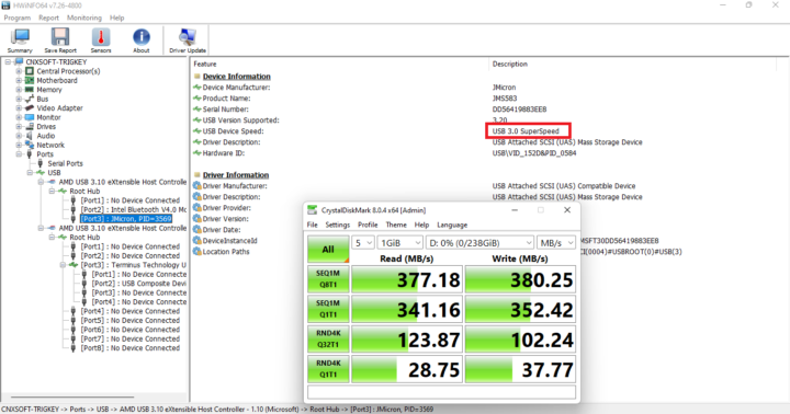 Speed S3 mini PC USB 2 Windows 11 Pro