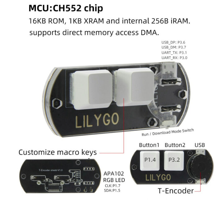 T-Encoder Keypad Shield