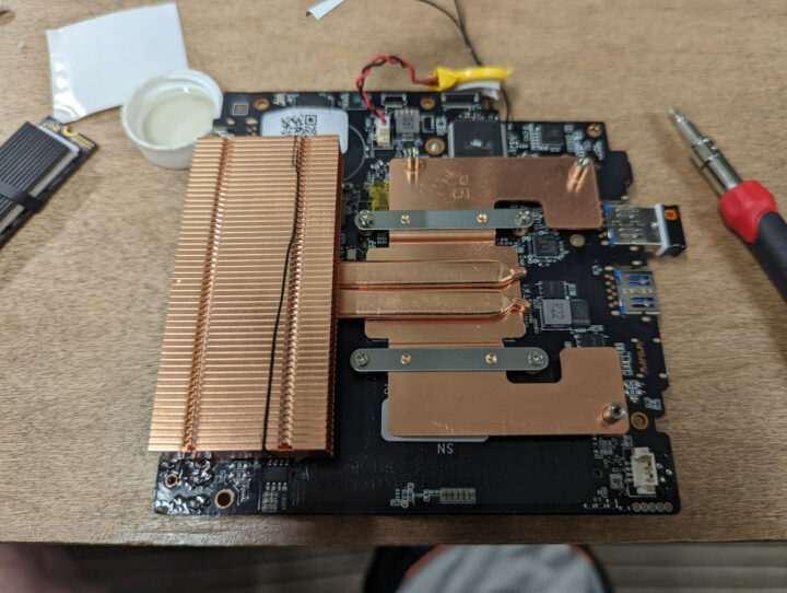 copper heatsink ace magician AMR5 board