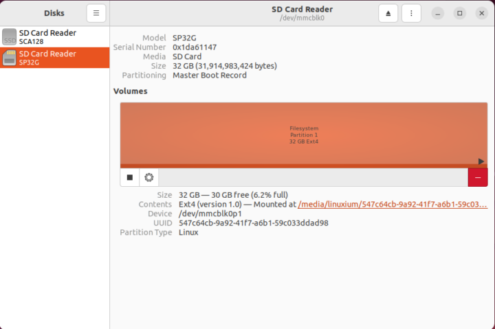 ubuntu 22.04 microsd card