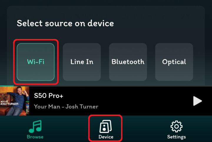 4STREAM device wifi