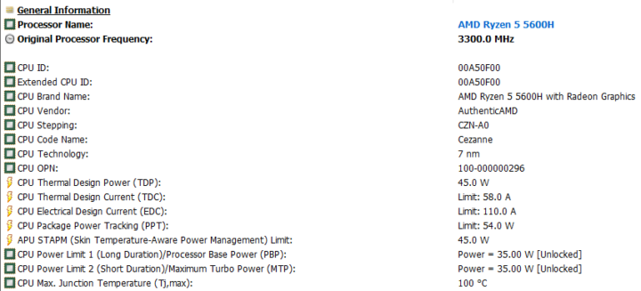 AMD Ryzen TDP Power Limits Windows 11