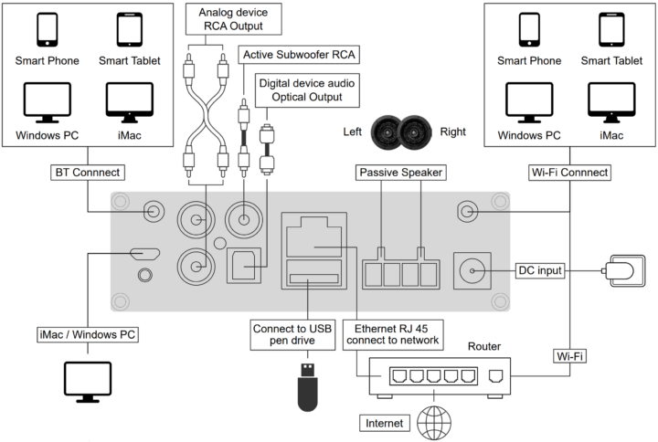 Arylic a50+ connections