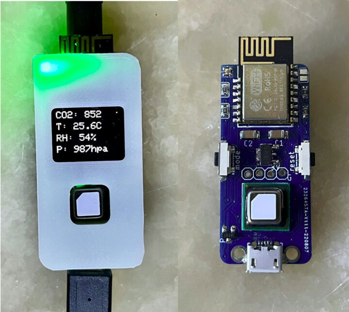 ESP8285 CO2 Sensor board