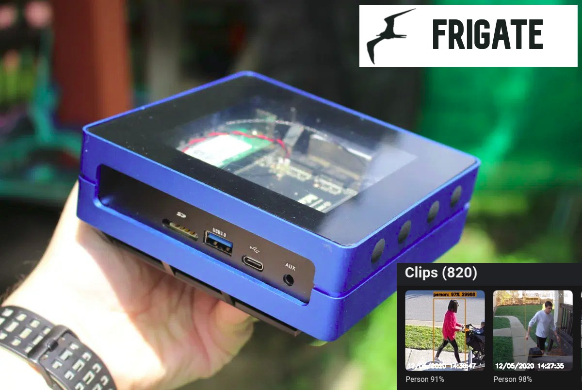 Frigate NVR Odyssey Blue mini PC