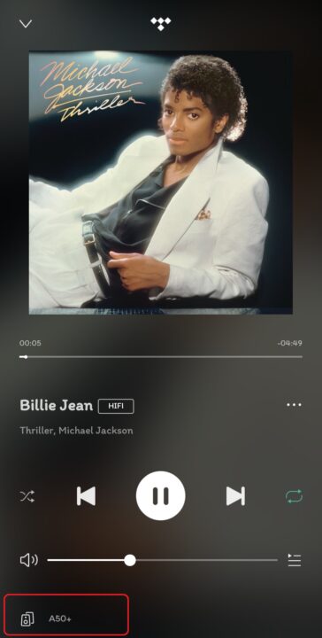 TIDAL billie jean