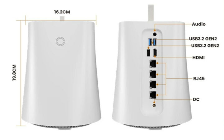 Topton NAS N1 specifications