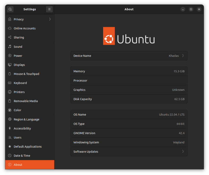 Ubuntu 22.04 Wayland