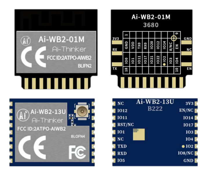 Ai WB2 WiFi BLE modules