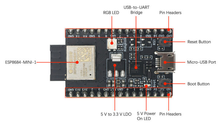 ESP8684 development board