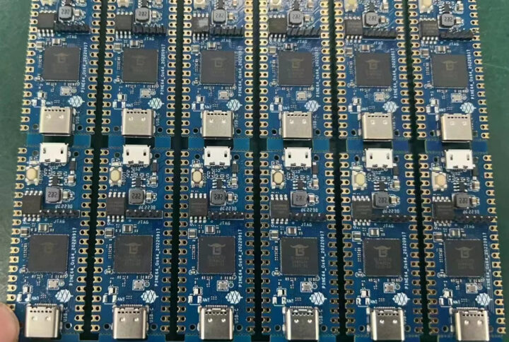 Prototipos del SBC Ox64 con CPU BL808