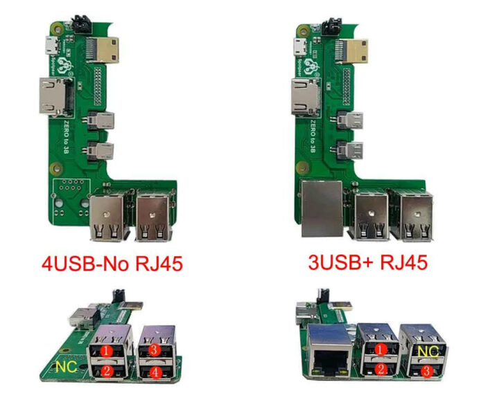 Raspberry Pi Zero 2 W to Raspberry Pi 3 adapter