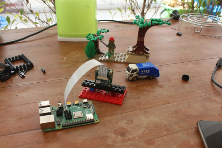 e-con systems Raspberry Pi 4 camera LEGO scene