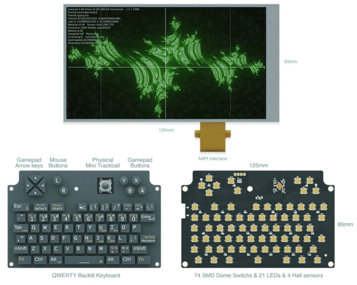 uConsole Display Keyboard