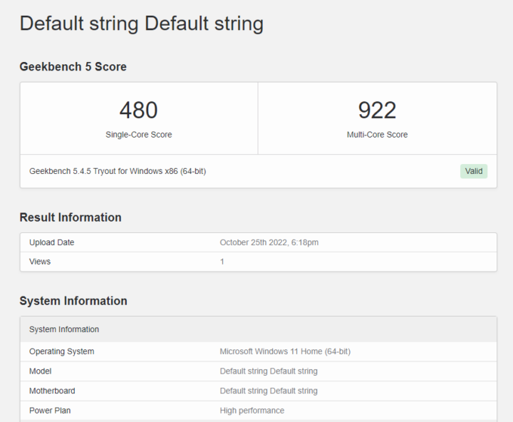 25 windows geekbench 5 cpu